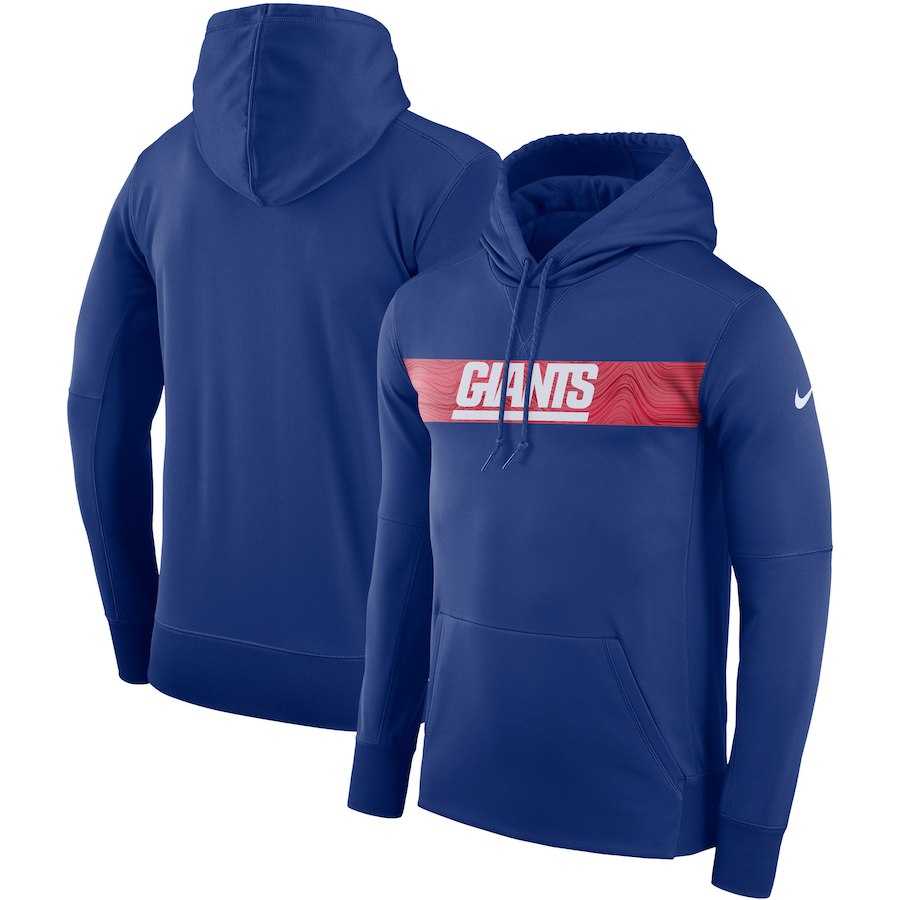 Men's New York Giants Nike Sideline Team Performance Pullover Hoodie Royal,We sell and wholesale Men's New York Giants Nike Sideline Team Performance Pullover Hoodie Royal on line form chian!